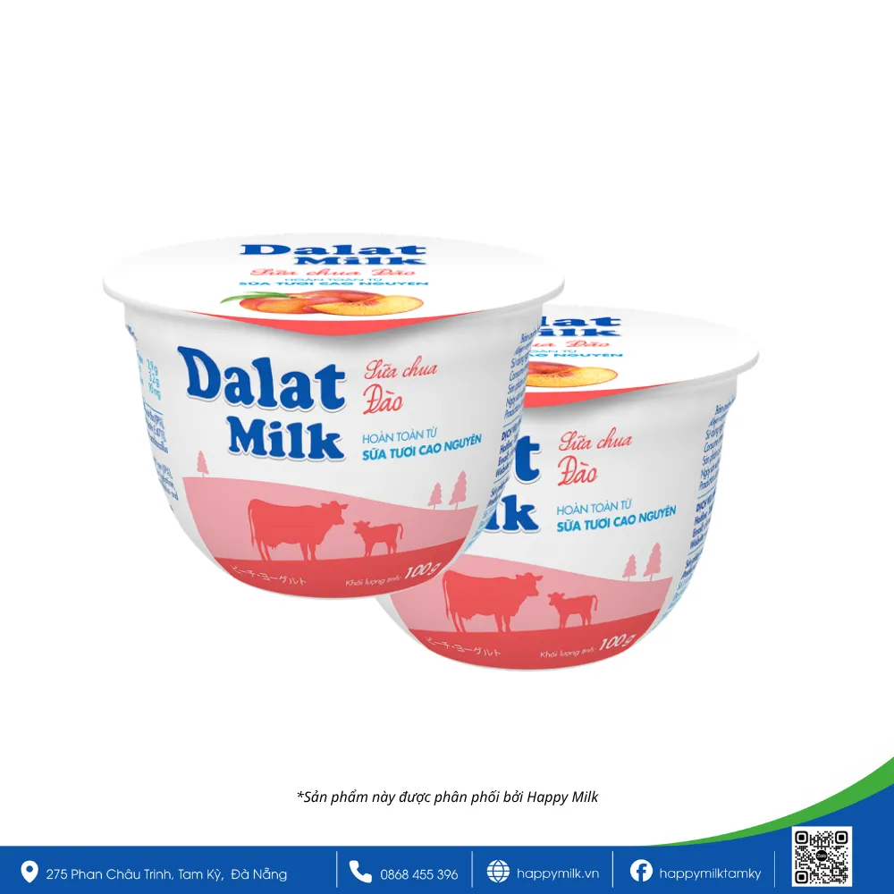 Peach yogurt 100g